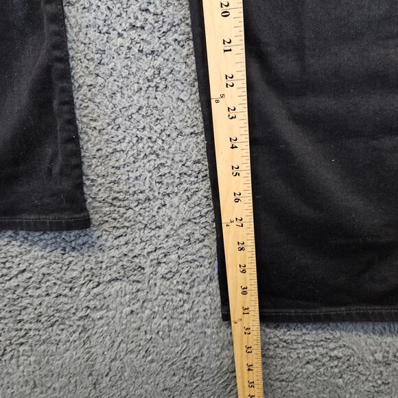 NYDJ Jeans Womens Size 8 Black Denim Barbara‎ Bootcut LiftxTuck Technology - Picture 5 of 11